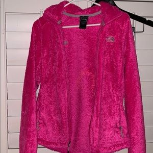 North Face hot pink jacket